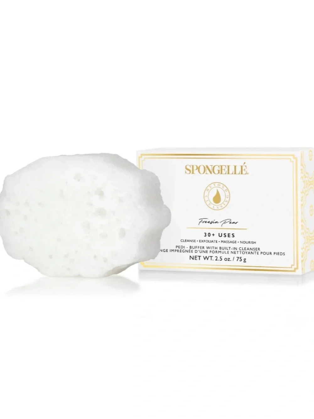 Spongelle Freesia Pear Exfoliating Cleansing Pedi-Buffer